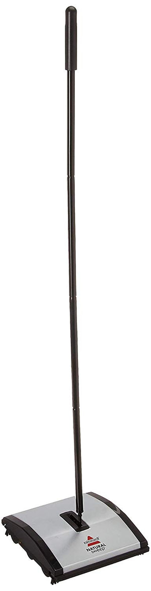 Bissell Natural Sweep Carpet and Floor Sweeper with Dual Brush Rotating System and 4 Corner Edge Brushes, 92N0A