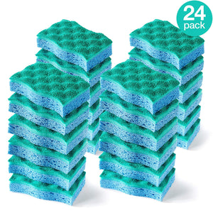 O-Cedar Multi-Use Scrunge Scrubber Sponge (Pack of 24)